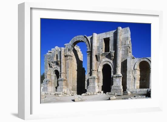 Triumphal Arch of Emperor Hadrian, Ad 129-130, Jerash, Jordan AD-null-Framed Giclee Print