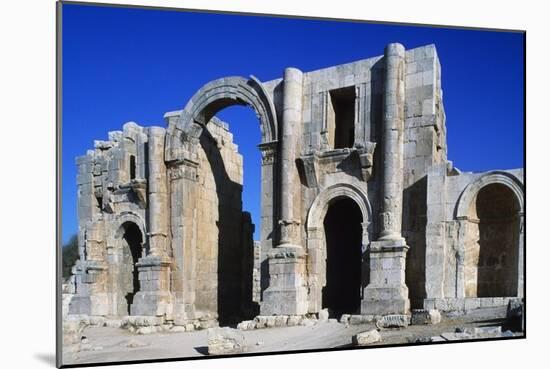 Triumphal Arch of Emperor Hadrian, Ad 129-130, Jerash, Jordan AD-null-Mounted Giclee Print