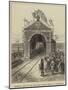 Triumphal Arch on the Alexandra Railway Bridge at Wuzeerabad-null-Mounted Giclee Print