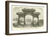 Triumphal Arch on the Bridge over the Lakes of the Palace-null-Framed Giclee Print