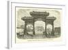 Triumphal Arch on the Bridge over the Lakes of the Palace-null-Framed Giclee Print