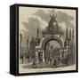 Triumphal Arch on the Ouse Bridge at York-null-Framed Stretched Canvas