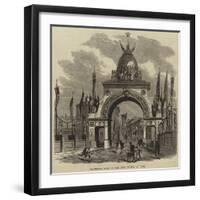 Triumphal Arch on the Ouse Bridge at York-null-Framed Giclee Print