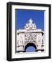 Triumphal Arch or Arch of Rua Augusta in Commerce Square-null-Framed Giclee Print