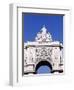 Triumphal Arch or Arch of Rua Augusta in Commerce Square-null-Framed Giclee Print