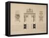 Triumphal Arch to the Emperor Napoleon I-Alexandre Gisors-Framed Stretched Canvas