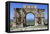 Triumphal Arch, Volubilis, Morocco-Vivienne Sharp-Framed Stretched Canvas