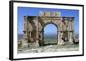 Triumphal Arch, Volubilis, Morocco-Vivienne Sharp-Framed Photographic Print