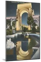 Triumphal Arch, World's Fair, San Francisco, California-null-Mounted Art Print