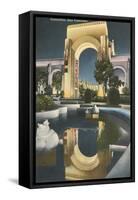 Triumphal Arch, World's Fair, San Francisco, California-null-Framed Stretched Canvas