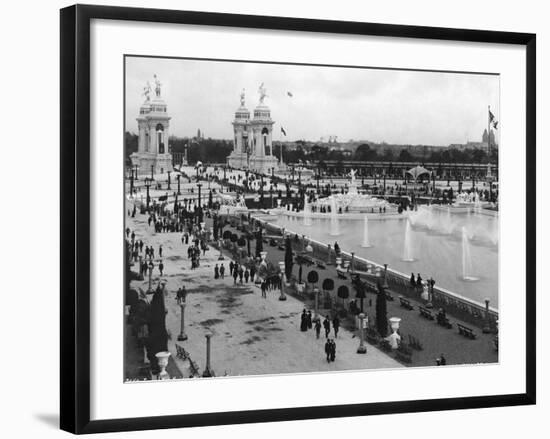 Triumphal Bridge and Court of Fountains-null-Framed Photographic Print