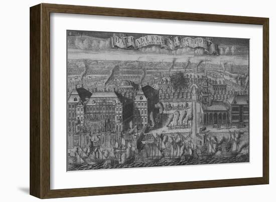 Triumphal Bringing of Swedish Ships into St Petersburg after the Victory Off the Hanko Peninsula-Alexei Fyodorovich Zubov-Framed Giclee Print