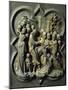 Triumphal Entry of Christ into Jerusalem, Gilded Bronze Panel-Lorenzo Ghiberti-Mounted Giclee Print