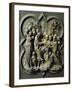 Triumphal Entry of Christ into Jerusalem, Gilded Bronze Panel-Lorenzo Ghiberti-Framed Giclee Print