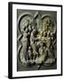 Triumphal Entry of Christ into Jerusalem, Gilded Bronze Panel-Lorenzo Ghiberti-Framed Giclee Print