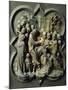 Triumphal Entry of Christ into Jerusalem, Gilded Bronze Panel-Lorenzo Ghiberti-Mounted Giclee Print