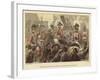 Triumphal Entry of the Duke of Wellington into Madrid, 1812-Gordon Frederick Browne-Framed Giclee Print