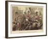 Triumphal Entry of the Duke of Wellington into Madrid, 1812-Gordon Frederick Browne-Framed Giclee Print