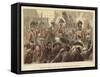 Triumphal Entry of the Duke of Wellington into Madrid, 1812-Gordon Frederick Browne-Framed Stretched Canvas