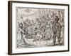 Triumphal Entry of the Indian Bacchus into Thebes-Crispin I De Passe-Framed Giclee Print