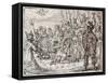 Triumphal Entry of the Indian Bacchus into Thebes-Crispin I De Passe-Framed Stretched Canvas