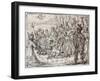 Triumphal Entry of the Indian Bacchus into Thebes-Crispin I De Passe-Framed Giclee Print