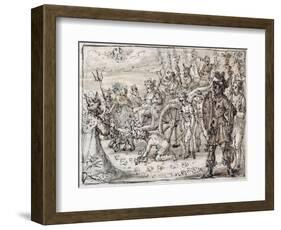 Triumphal Entry of the Indian Bacchus into Thebes-Crispin I De Passe-Framed Giclee Print