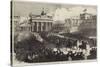 Triumphal Entry of the Prussian Army into Berlin, Troops Passing the Brandenburg Gate-null-Stretched Canvas