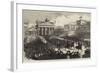 Triumphal Entry of the Prussian Army into Berlin, Troops Passing the Brandenburg Gate-null-Framed Giclee Print