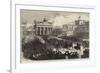 Triumphal Entry of the Prussian Army into Berlin, Troops Passing the Brandenburg Gate-null-Framed Giclee Print