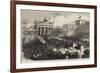 Triumphal Entry of the Prussian Army into Berlin, Troops Passing the Brandenburg Gate-null-Framed Giclee Print