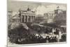 Triumphal Entry of the Prussian Army into Berlin, Troops Passing the Brandenburg Gate-null-Mounted Giclee Print