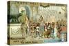 Triumphal March Along the Via Sacra, Rome-null-Stretched Canvas