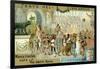 Triumphal March Along the Via Sacra, Rome-null-Framed Giclee Print