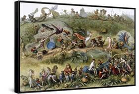 Triumphal March Of the Elf-King-null-Framed Stretched Canvas