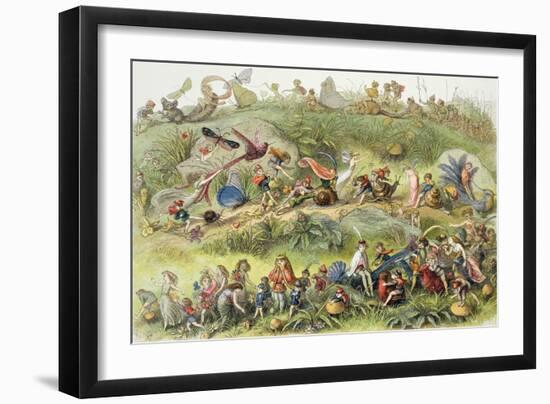 Triumphal March of the Elf-King-Richard Doyle-Framed Giclee Print