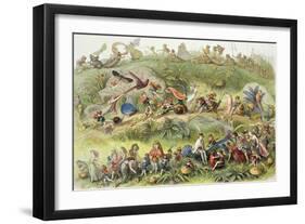 Triumphal March of the Elf-King-Richard Doyle-Framed Giclee Print