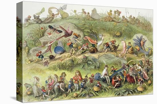 Triumphal March of the Elf-King-Richard Doyle-Stretched Canvas