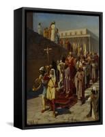 Triumphal Procession of Haman, 1875-Kozma Nikiforovich Kudryavtsev-Framed Stretched Canvas