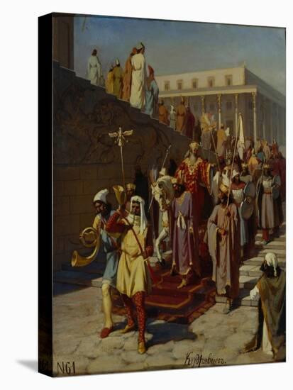 Triumphal Procession of Haman, 1875-Kozma Nikiforovich Kudryavtsev-Stretched Canvas