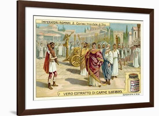 Triumphal Procession of Titus, Rome-null-Framed Giclee Print