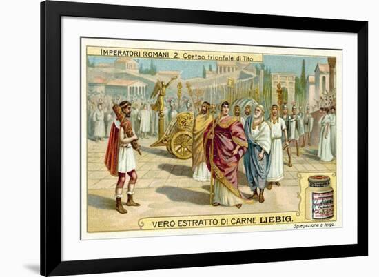 Triumphal Procession of Titus, Rome-null-Framed Giclee Print