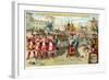 Triumphal Reception of Vasco Da Gama in Lisbon, September 1499-null-Framed Giclee Print