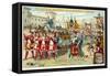 Triumphal Reception of Vasco Da Gama in Lisbon, September 1499-null-Framed Stretched Canvas