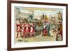 Triumphal Reception of Vasco Da Gama in Lisbon, September 1499-null-Framed Giclee Print