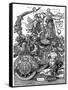 Triumphal Return of Maximilian I, 1512-1522-Albrecht Durer-Framed Stretched Canvas