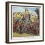 Triumphant Entry of King Henry V into London after the Battle of Agincourt-English School-Framed Giclee Print