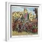 Triumphant Entry of King Henry V into London after the Battle of Agincourt-English School-Framed Giclee Print