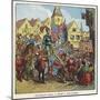 Triumphant Entry of King Henry V into London after the Battle of Agincourt-English School-Mounted Giclee Print