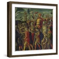 Triumphzug Caesars. (Kopie Nach Gioc.Dondi). Bild Vi-Andrea Mantegna-Framed Giclee Print